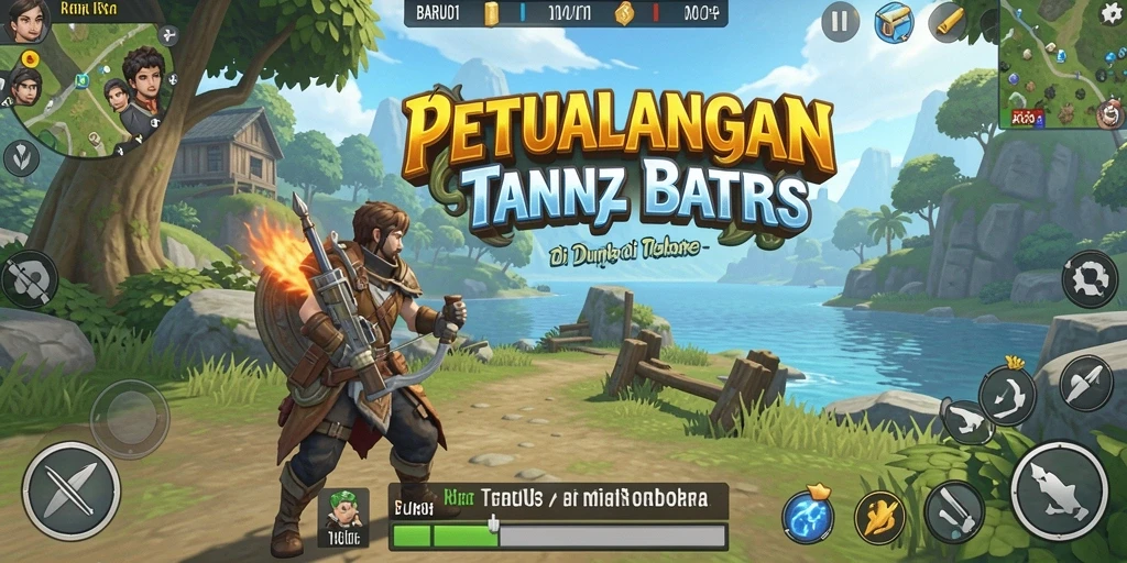 Gameplay BARU01: petualangan luar biasa di dunia terbuka penuh warna.
