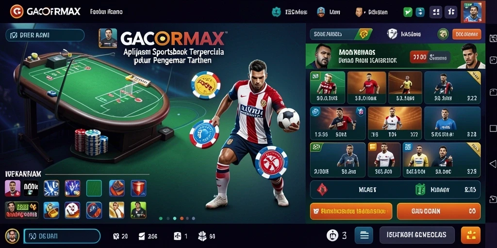 Tampilan antarmuka GACORMAX yang memukau saat bermain Sportsbook.