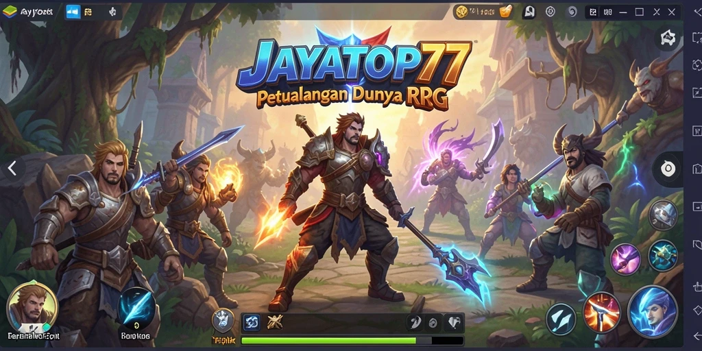 Tampilan gameplay menarik di dunia fantasi JAYATOP77.