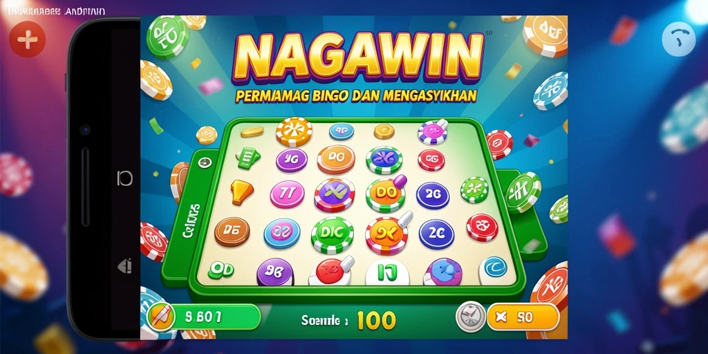 Tampilan gameplay seru di NAGAWIN yang penuh warna.