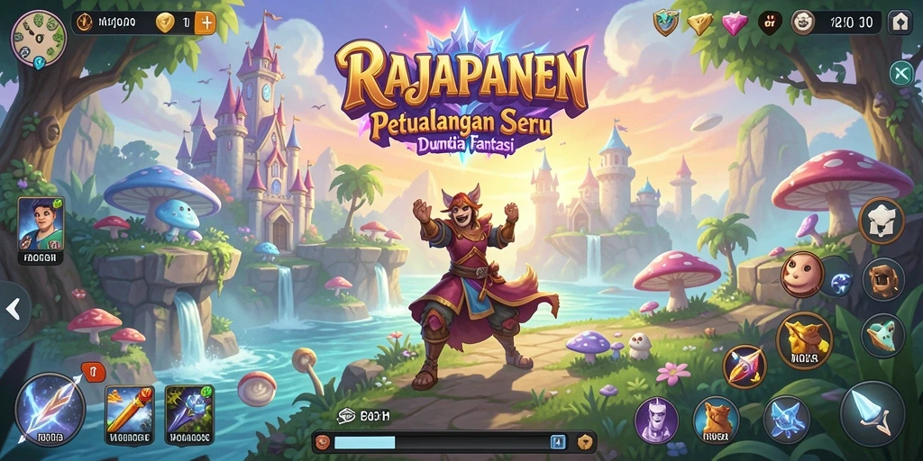Screenshot dari gameplay <strong>RAJAPANEN</strong> yang menampilkan pertarungan epik.